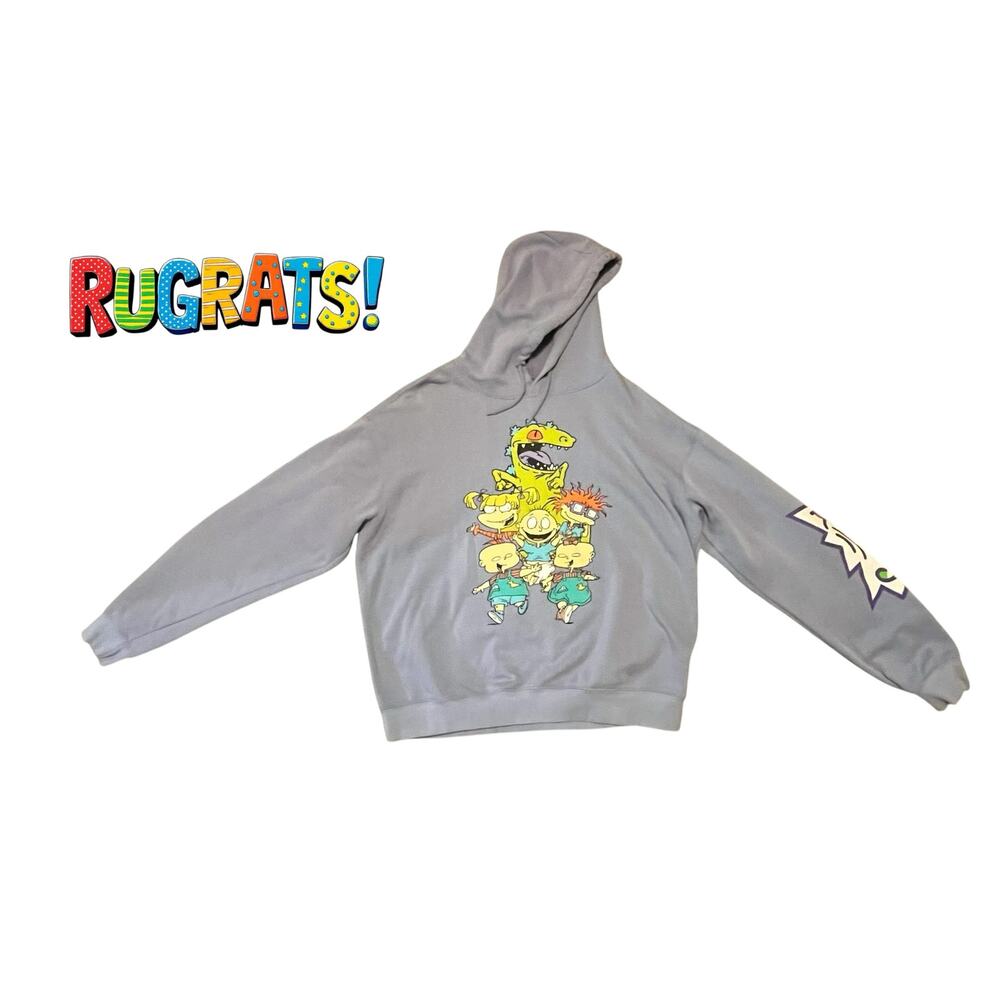 Nickelodeon Rugrats Lavender Hoodie Sweatshirt XL Unisex